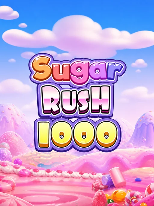 Capa do slot Sugar Rush 1000 entre os destaques da 6BET
