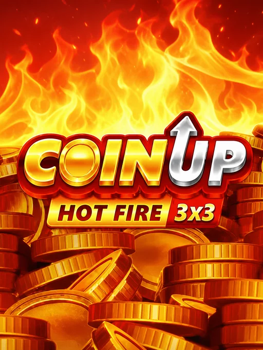 Capa do slot Coin Up Hot Fire 3x3 na vitrine da 6BET