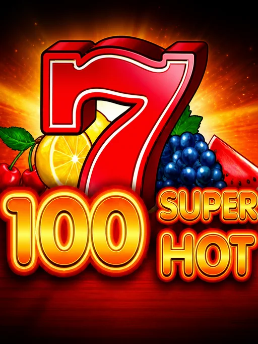 Capa do slot 100 Super Hot no lobby da 6BET